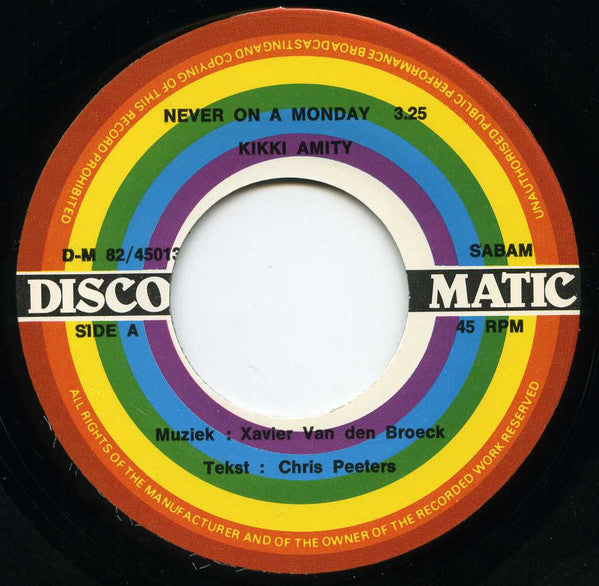 Kikki Amity - Never On A Monday