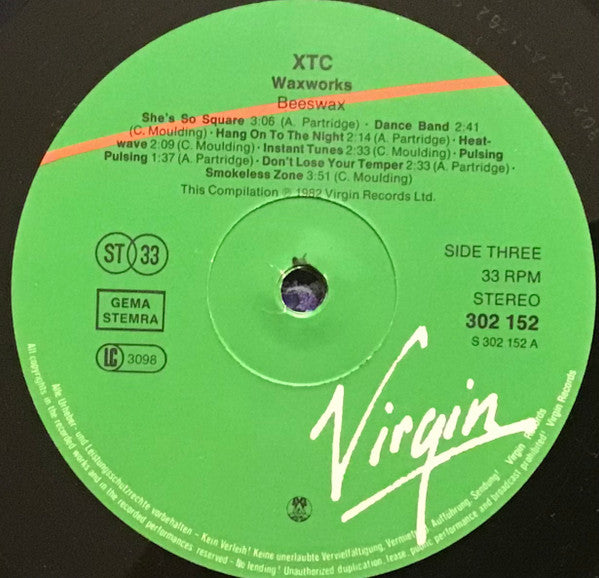 XTC -Waxworks - Some Singles 1977-1982 / Beeswax - Some B-Sides 1977-1982