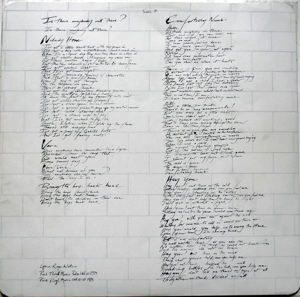 Pink Floyd -The Wall