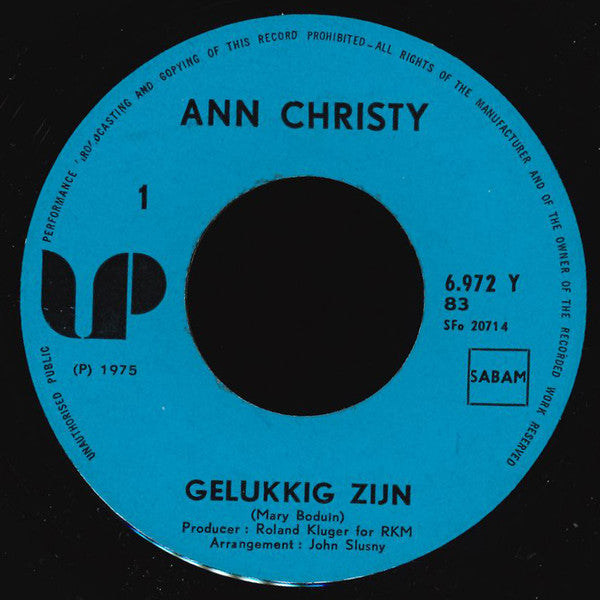 Ann Christy - Gelukkig Zijn