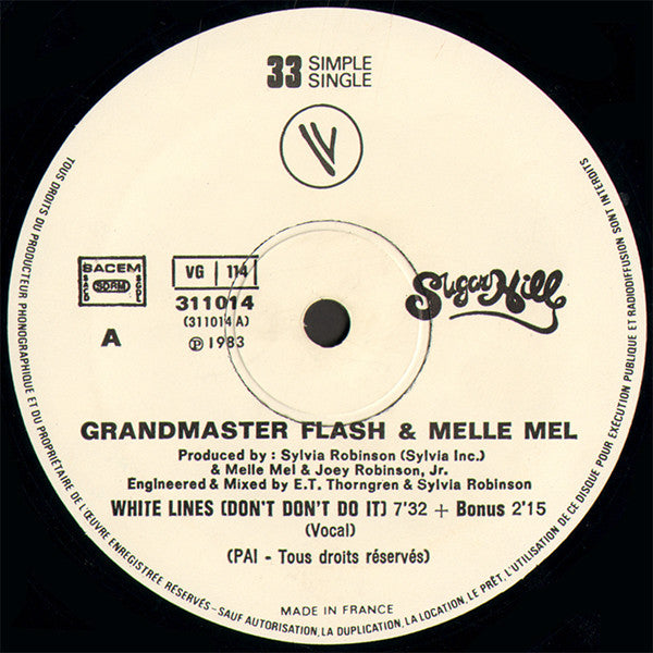 Grandmaster Flash & Melle Mel -White Lines (Don't Don't Do It)