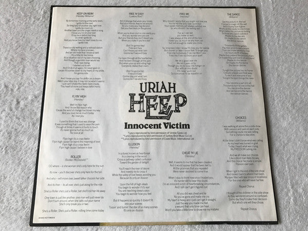 Uriah Heep -Innocent Victim