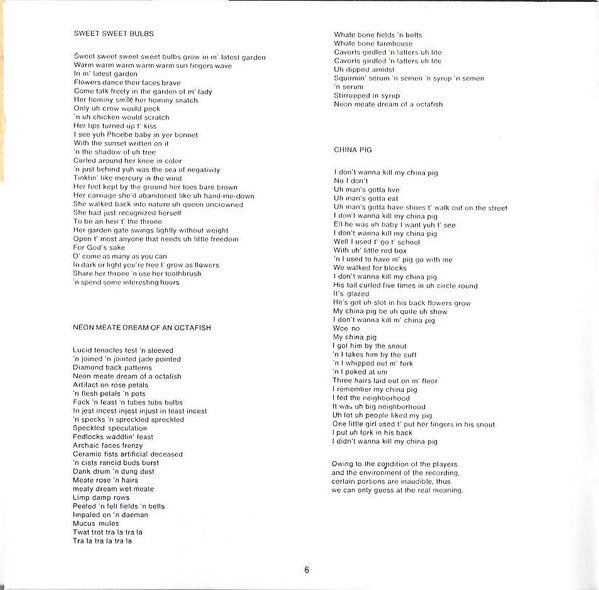 Captain Beefheart & His Magic Band* -Trout Mask Replica
