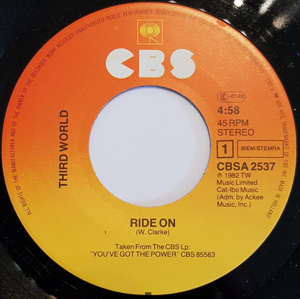 Third World - Ride On