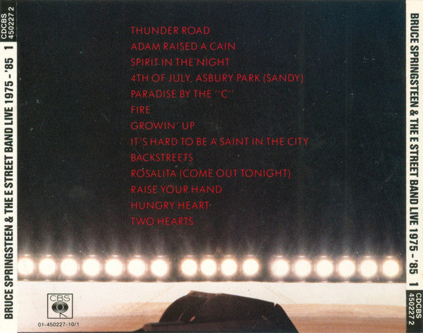 Bruce Springsteen & The E-Street Band -Live/1975-85