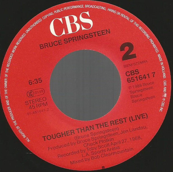 Bruce Springsteen -Tougher Than The Rest