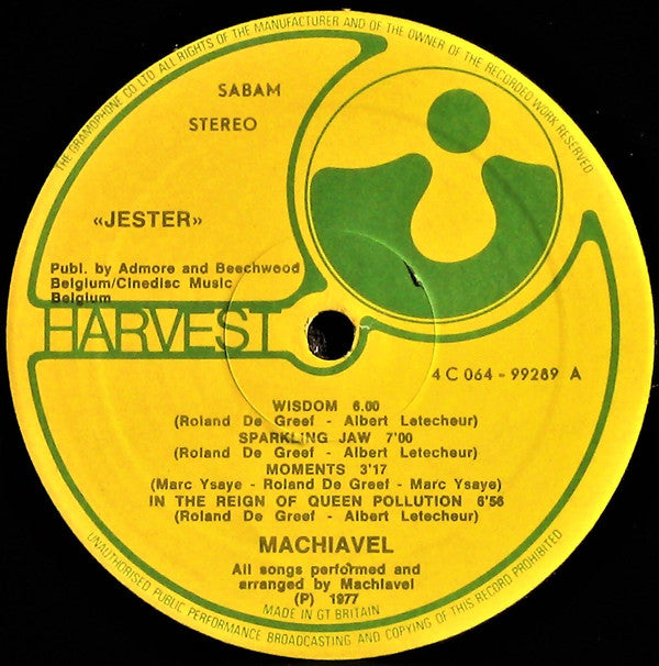 Machiavel -Jester