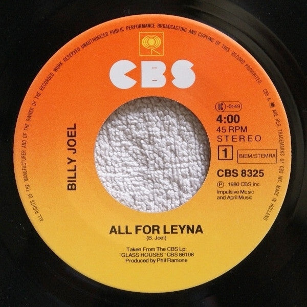 Billy Joel -All For Leyna