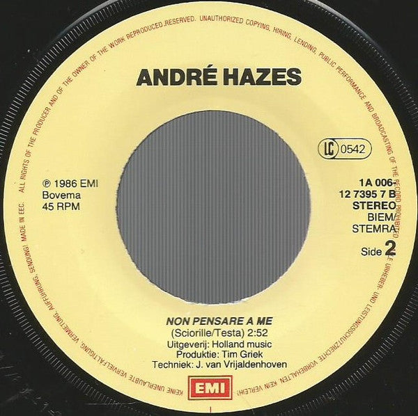 André Hazes -Jij Bent Alles