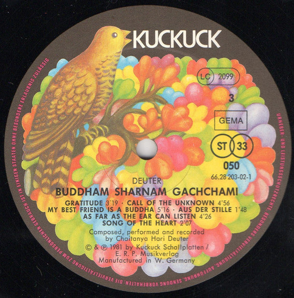 Deuter -Silence Is The Answer / Buddham Sharnam Gachchami