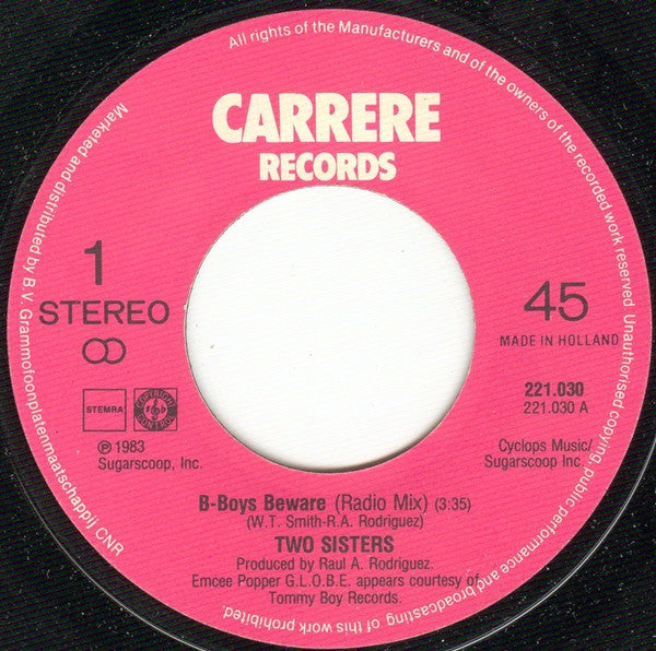 Two Sisters - B-Boys Beware