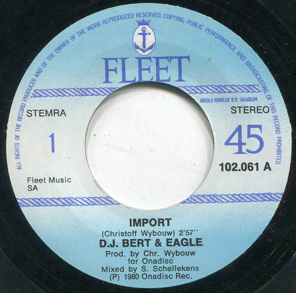Deejay Bert* and Eagle (17) -Import