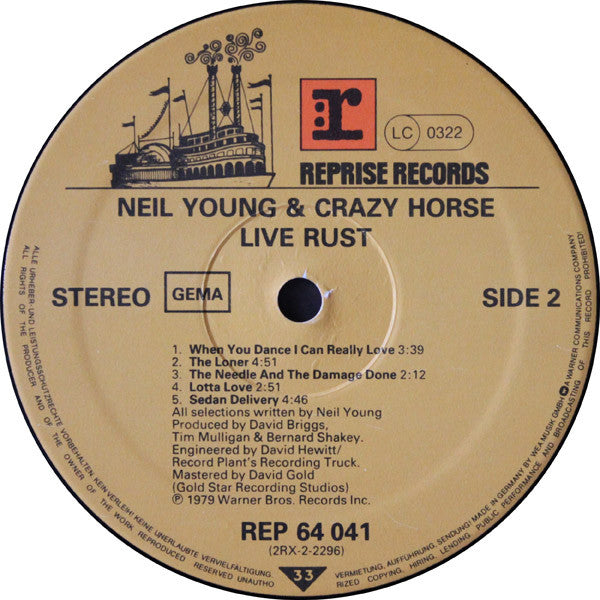 Neil Young & Crazy Horse -Live Rust