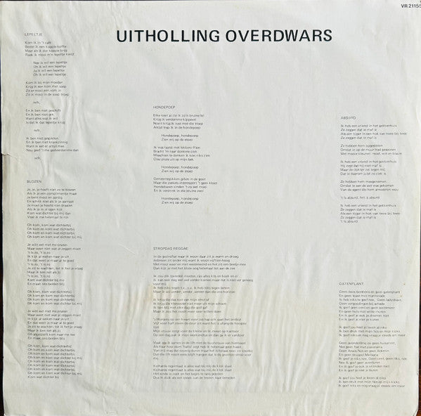 Various -Uitholling Overdwars