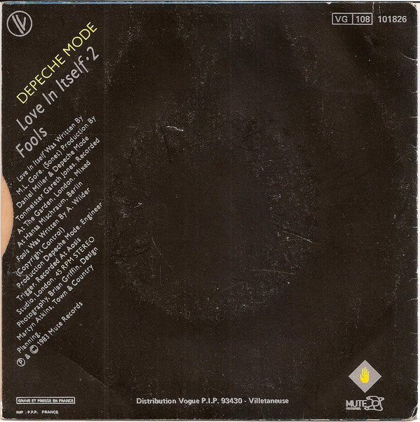 Depeche Mode -Love In Itself · 2