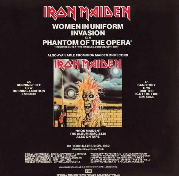 Iron Maiden -Women In Uniform · Twilight Zone