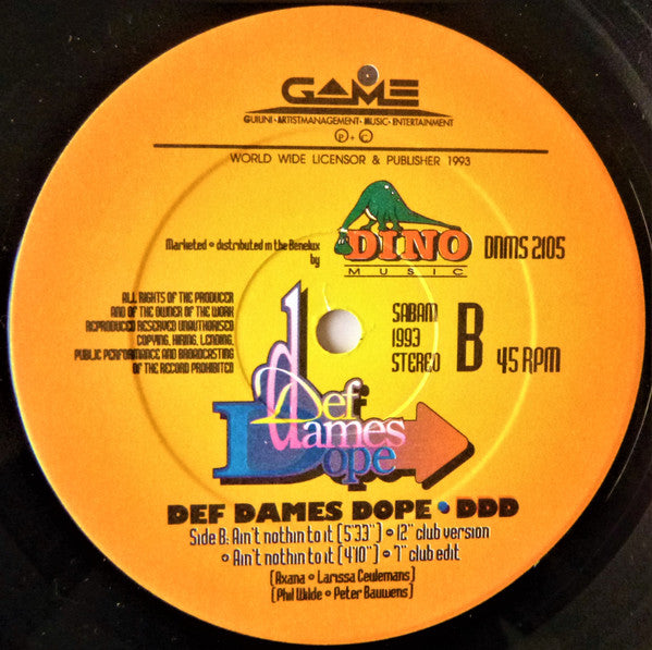 Def Dames Dope -Ain't Nothin' To It