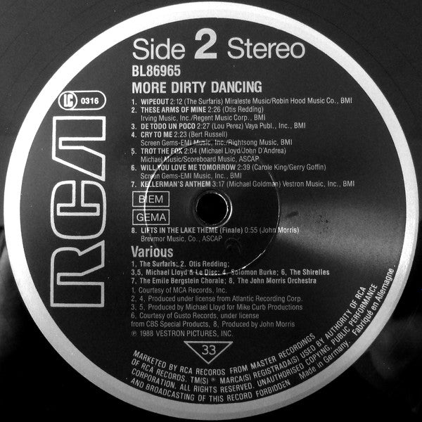 Various -More Dirty Dancing