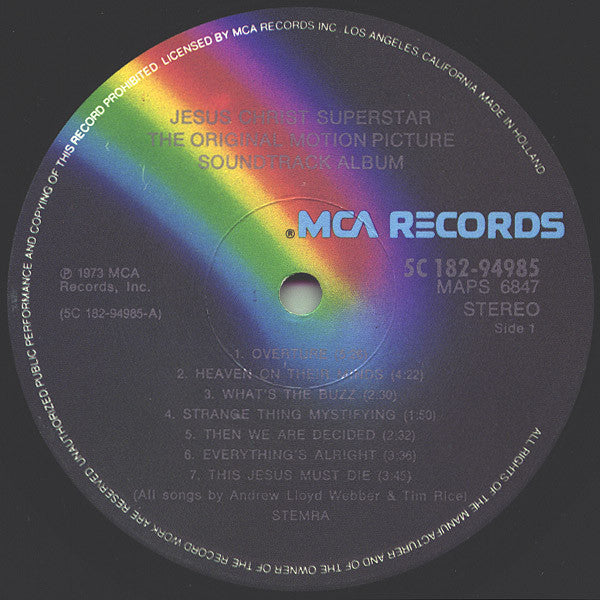 Various -Jesus Christ Superstar (The Original Motion Picture Sound Track Album)