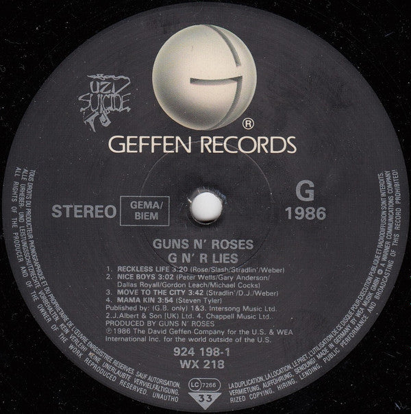 Guns N' Roses -G N' R Lies
