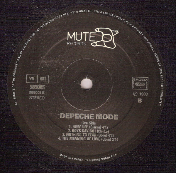 Depeche Mode - Everything Counts And Live Tracks