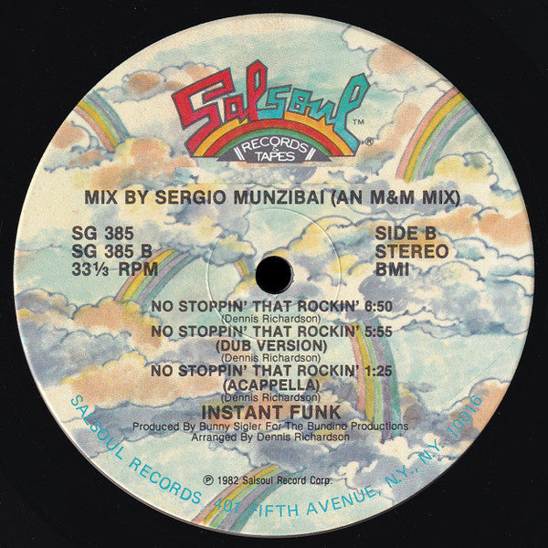 Instant Funk -No Stoppin' That Rockin'