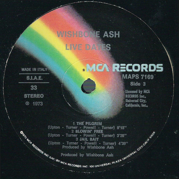 Wishbone Ash -Live Dates