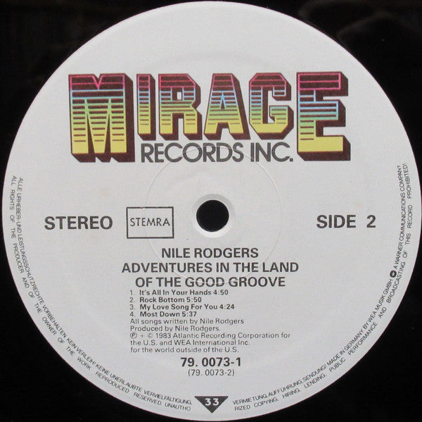 Nile Rodgers -Adventures In The Land Of The Good Groove