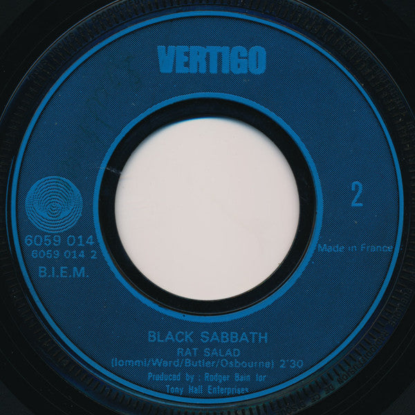 Black Sabbath -Paranoïd / Rat Salad