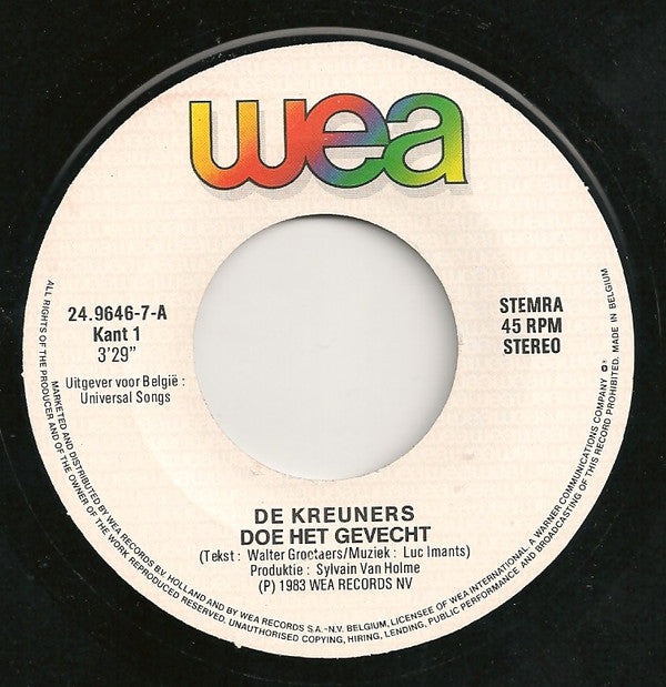 De Kreuners -Doe Het Gevecht