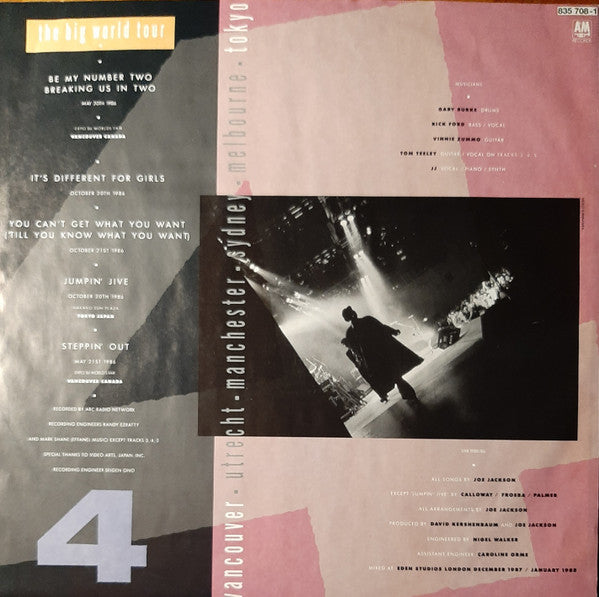 Joe Jackson -Live 1980/86