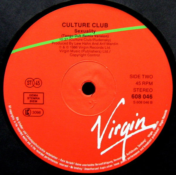 Culture Club - Move Away (Extended)