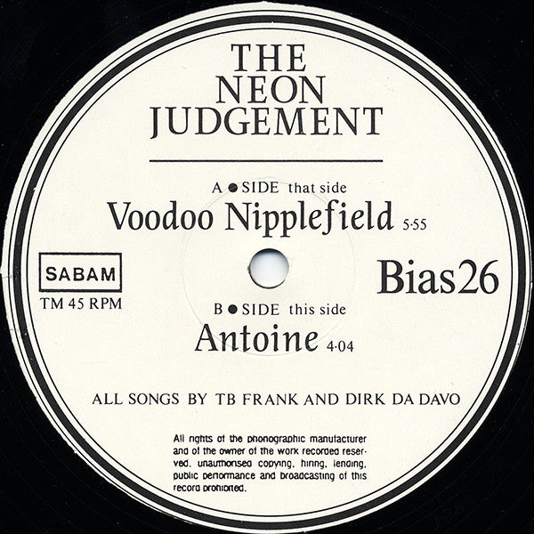 The Neon Judgement - Voodoo Nipplefield