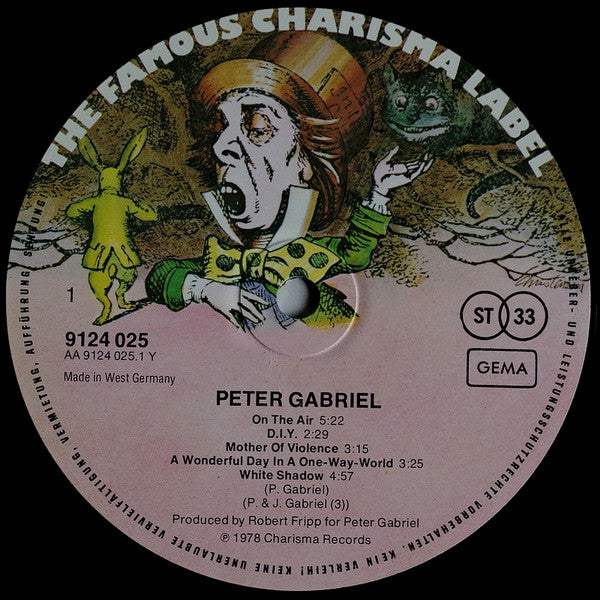 Peter Gabriel -Peter Gabriel