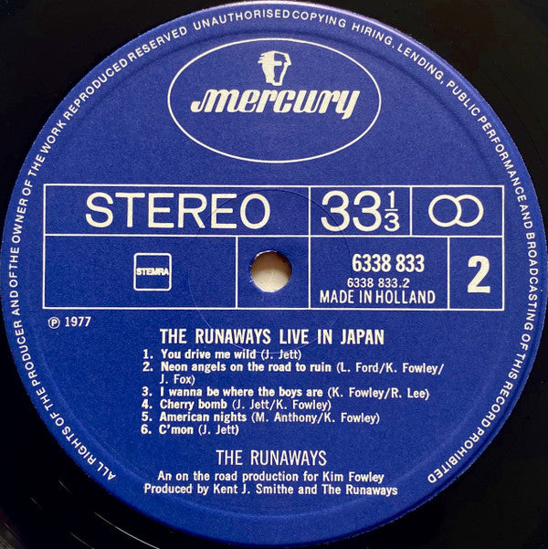 The Runaways -Live In Japan