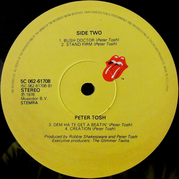 Peter Tosh -Bush Doctor