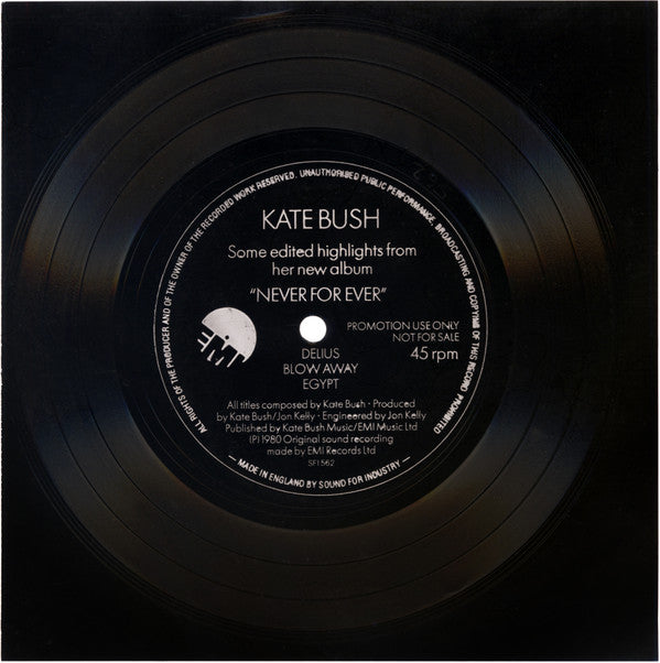 Kate Bush -Some Edited Highlights From Her New Album "Never For Ever"