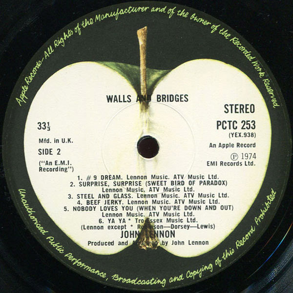 John Lennon -Walls And Bridges
