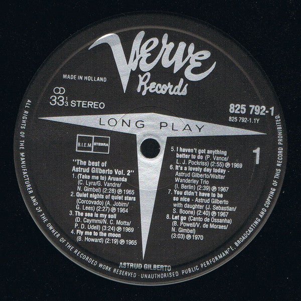 Astrud Gilberto - The Best Of Astrud Gilberto Vol. 2