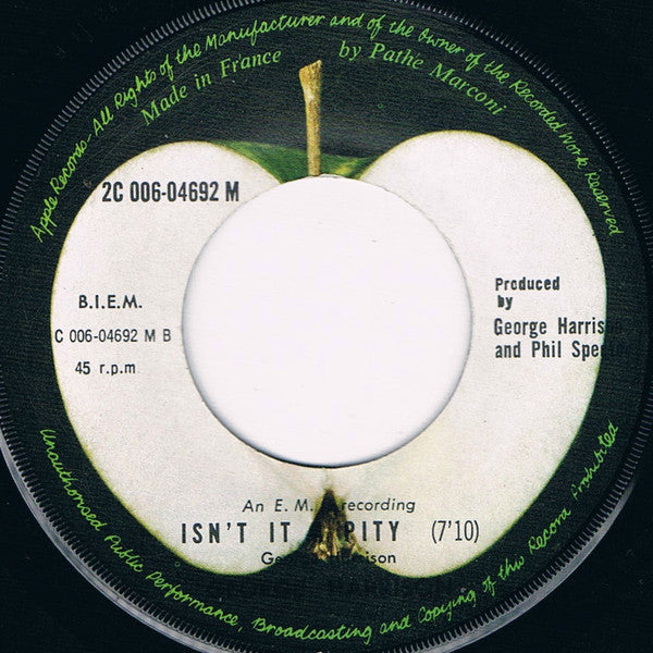 George Harrison -My Sweet Lord / Isn't It A Pity