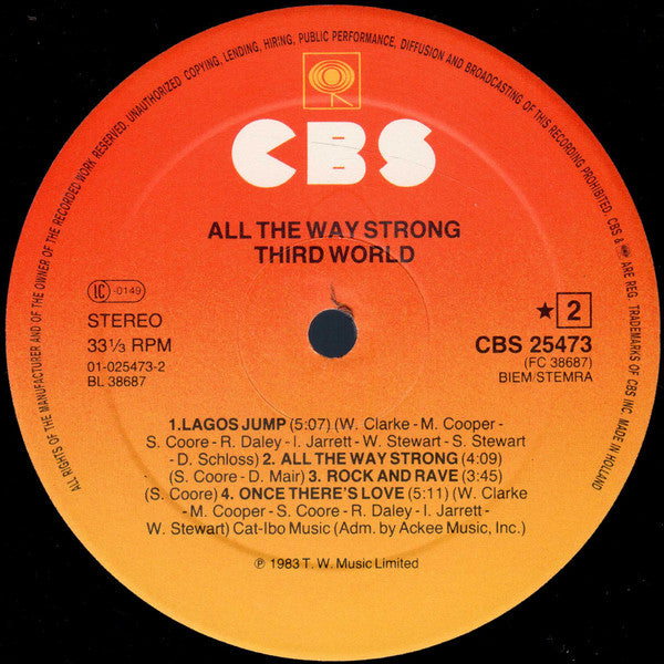 Third World -All The Way Strong