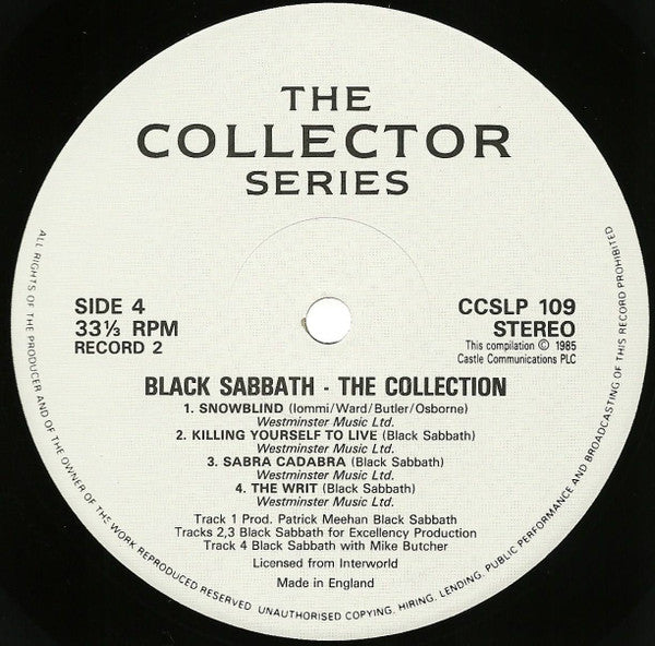 Black Sabbath -The Collection