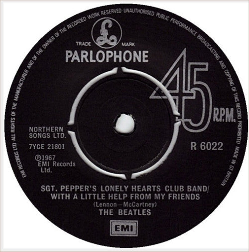 The Beatles -Sgt. Pepper's Lonely Hearts Club Band / With A Little Help From My Friends