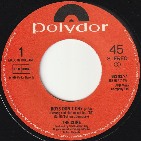 The Cure -Boys Don't Cry (New Voice • New Mix)