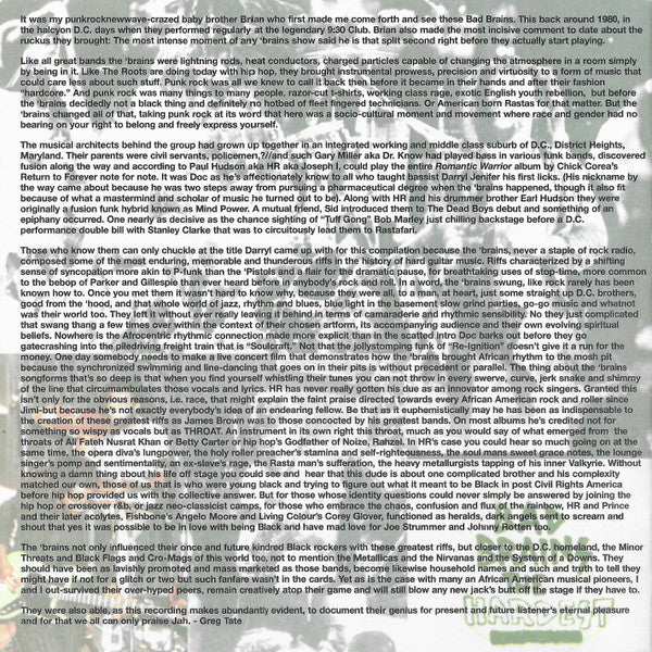 Bad Brains - Banned In D.C.: Bad Brains Greatest Riffs