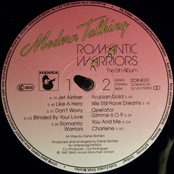 Modern Talking -Romantic Warriors - The 5th Album