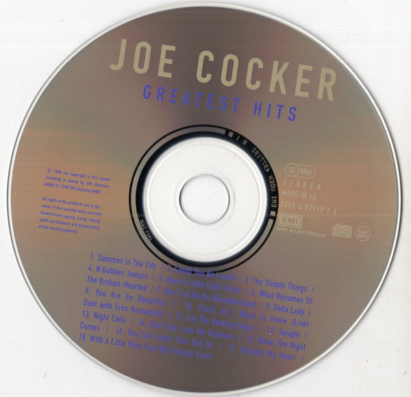 Joe Cocker -Greatest Hits