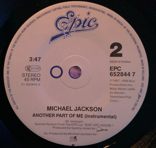 Michael Jackson -Another Part Of Me