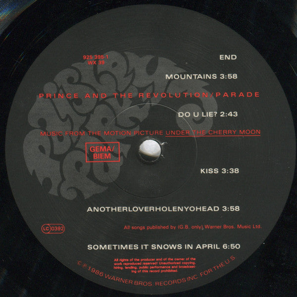 Prince And The Revolution -Parade