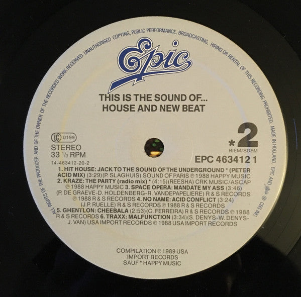 Various -This Is The Sound Of House & New Beat